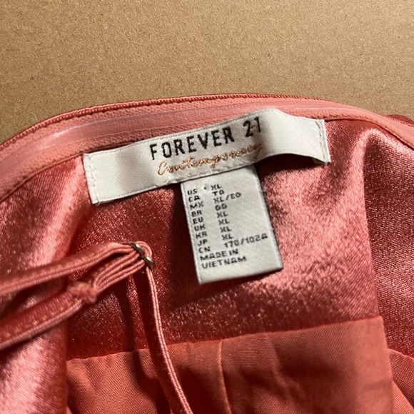 Forever 21 Contemporary Pink Satin Dress - Picture 5 of 5